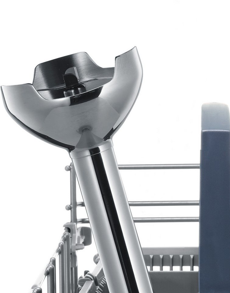 BOSCH Stabmixer CleverMixx MSM24100, Mixbecher, ergon. Griff, Made in Europe, weiß/rot, 400 W, schnelles Mixen auf Knopfdruck – Bild 4 von 5