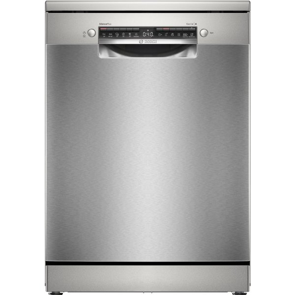 BOSCH Standgeschirrspüler Serie 4 SMS4EVI08E, 14 Maßgedecke, Automatische Türöffnung für mehr Effizienz
