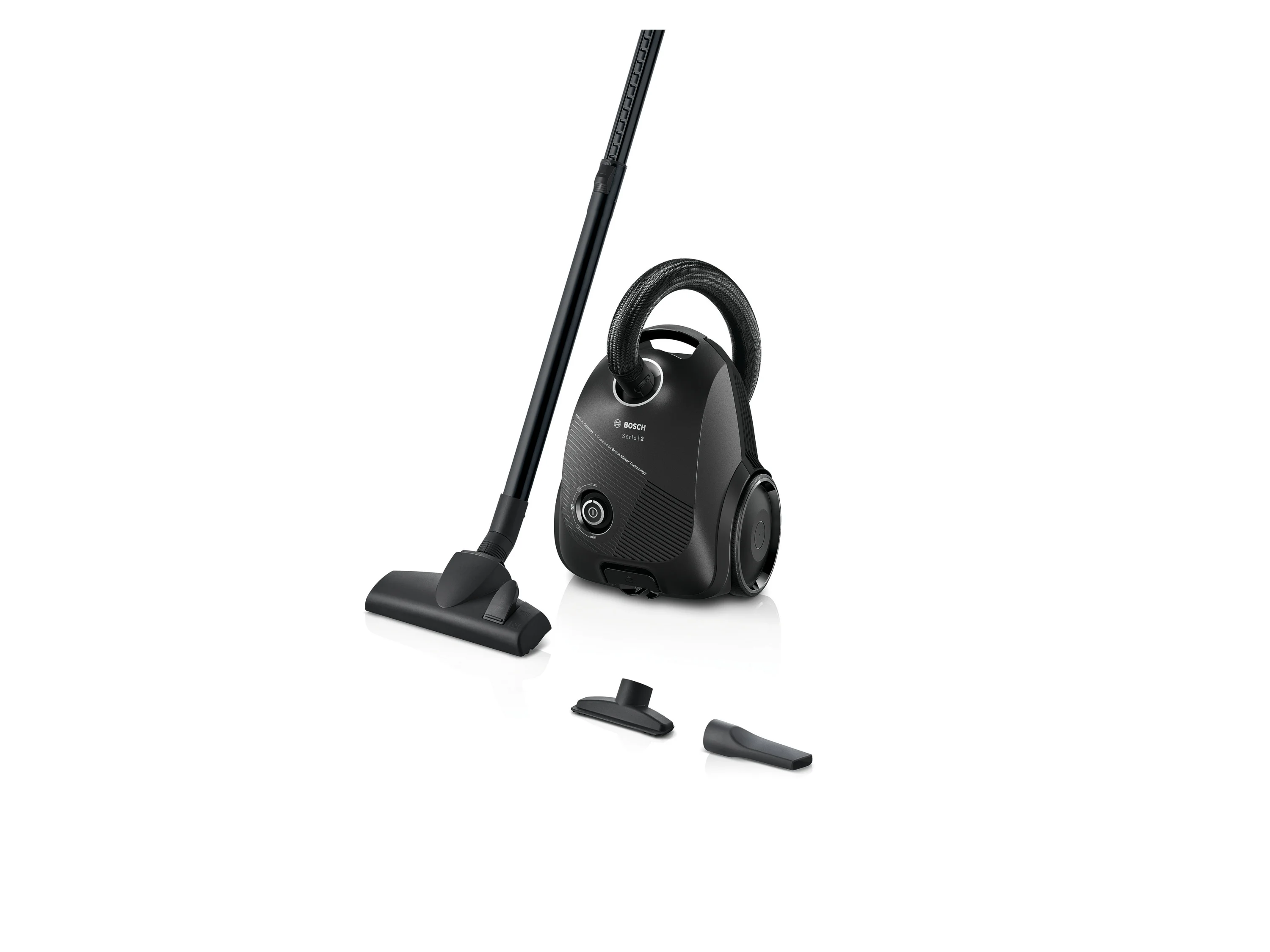 BOSCH Staubsauger m. Beutel 900W max. Schwarz, BGDS2BAL Textilschlauch – Bild 3 von 4