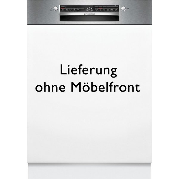 BOSCH teilintegrierbarer Geschirrspüler Serie 2 SMI2HVS06E, 14 Maßgedecke, Smarter Smart Start & flexibler, höhenverstellbarer Rackmatic-Korb