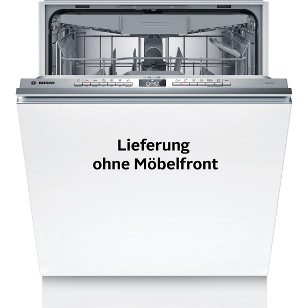 BOSCH vollintegrierbarer Geschirrspüler Serie 4 SMV4HVX14E, 14 Maßgedecke, Info Light - erlischt bei Beendigung des Spülvorgangs, flexible Körbe