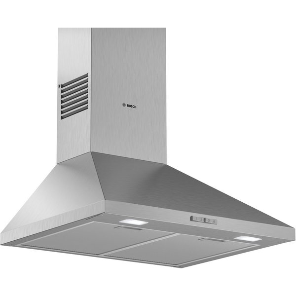 BOSCH Wandhaube DWP65BC51 Serie Serie 2 LED Belichtung und einfach zu reinigender Metall-Fettfilter
