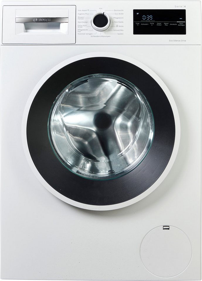 BOSCH Waschmaschine Serie 4 WAN28226, 9 kg, 1400 U/min, Bis zu 50% weniger Knitterfalten dank Iron Assist und EEK A – Bild 2 von 5
