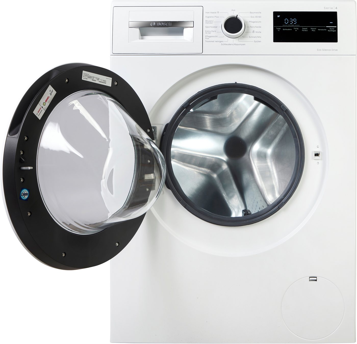 BOSCH Waschmaschine Serie 4 WAN28226, 9 kg, 1400 U/min, Bis zu 50% weniger Knitterfalten dank Iron Assist und EEK A – Bild 3 von 5