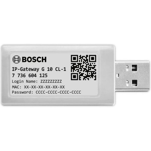 BOSCH WLAN-Stick IP-Gateway G10-3 (7736606771), für Split-Klimageräte CL3000i/CL5000iU