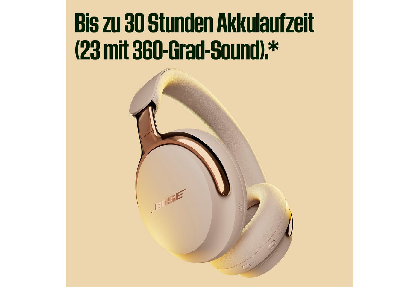 Bose QC Ultra Headphones (2nd Gen) Over-Ear-Kopfhörer (Multi-Point-Verbindung, Rauschunterdrückung, integrierte Steuerung für Anrufe und Musik, Bluetooth) – Bild 5 von 5