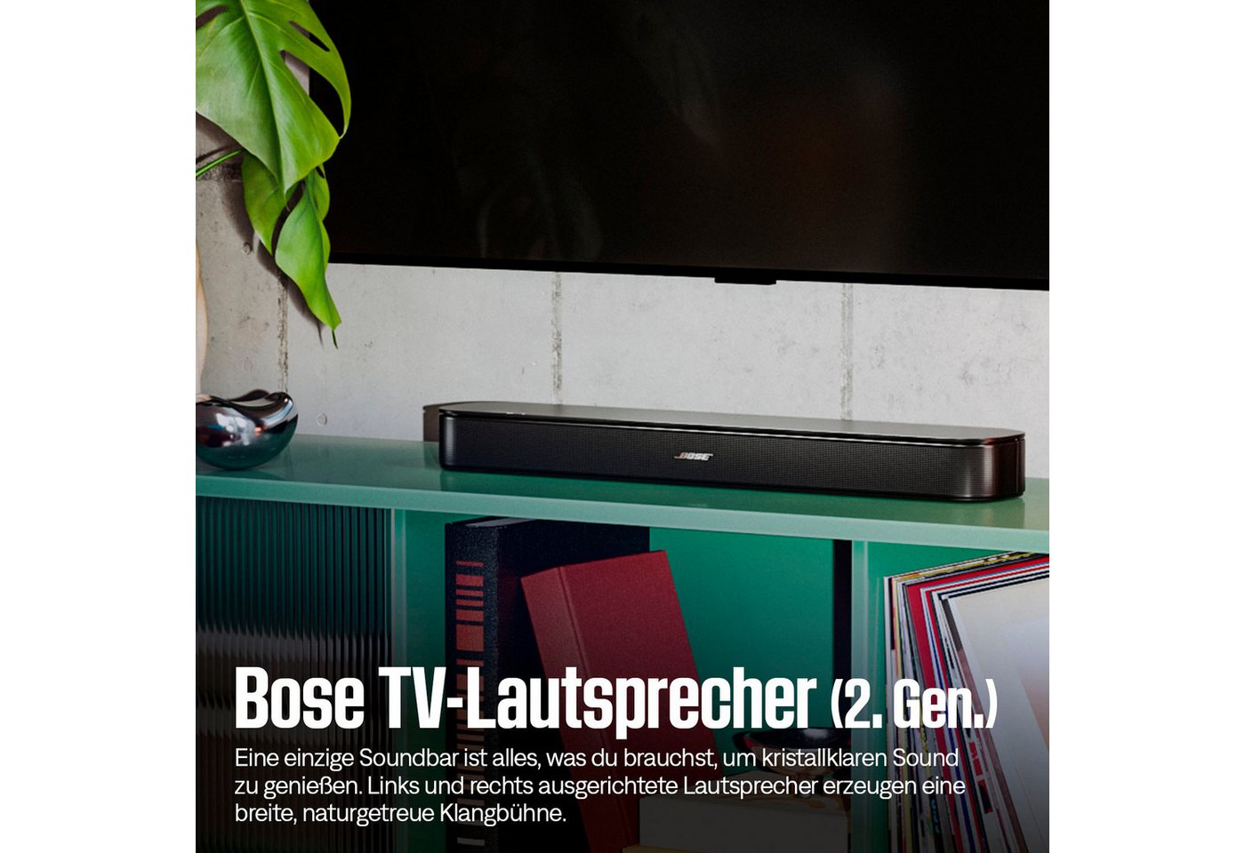 Bose TV Speaker (2nd Gen) Soundbar (Bluetooth, 40 W) – Bild 5 von 5