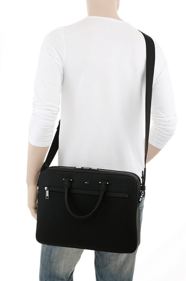 BOSS Aktentasche Ray S, Document-Bag, Messengerbag, Trolley-Aufsteck-System – Bild 2 von 5