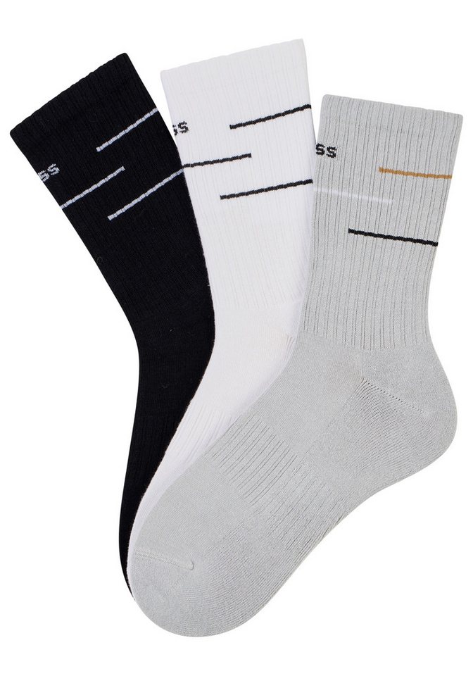 BOSS Basicsocken 3P QS Rib Line VB (3-Paar) – Bild 2 von 2