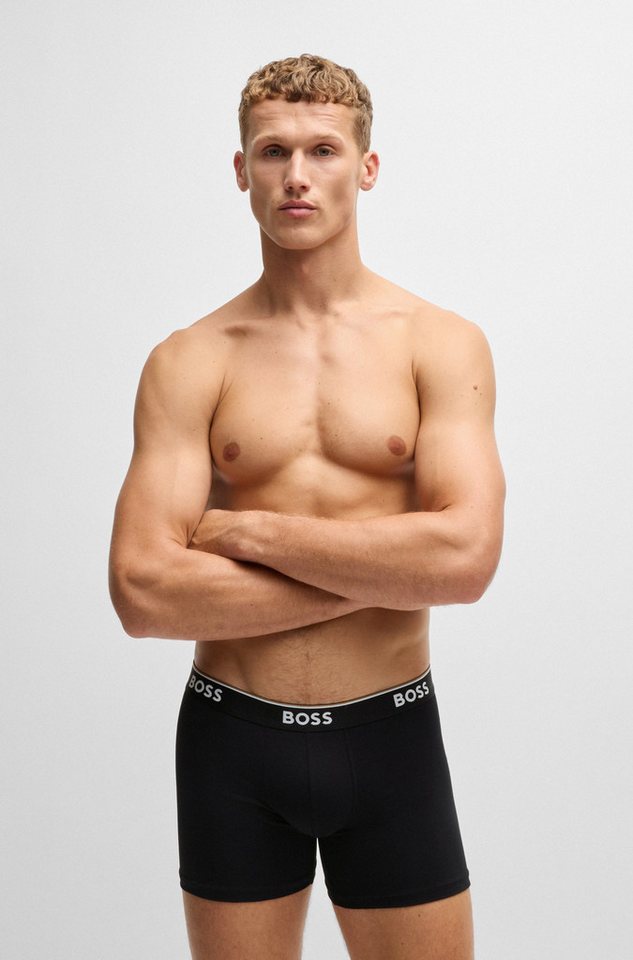 BOSS Boxer Boxer 3 PACK mit farblich passendem Webbund – Bild 5 von 5