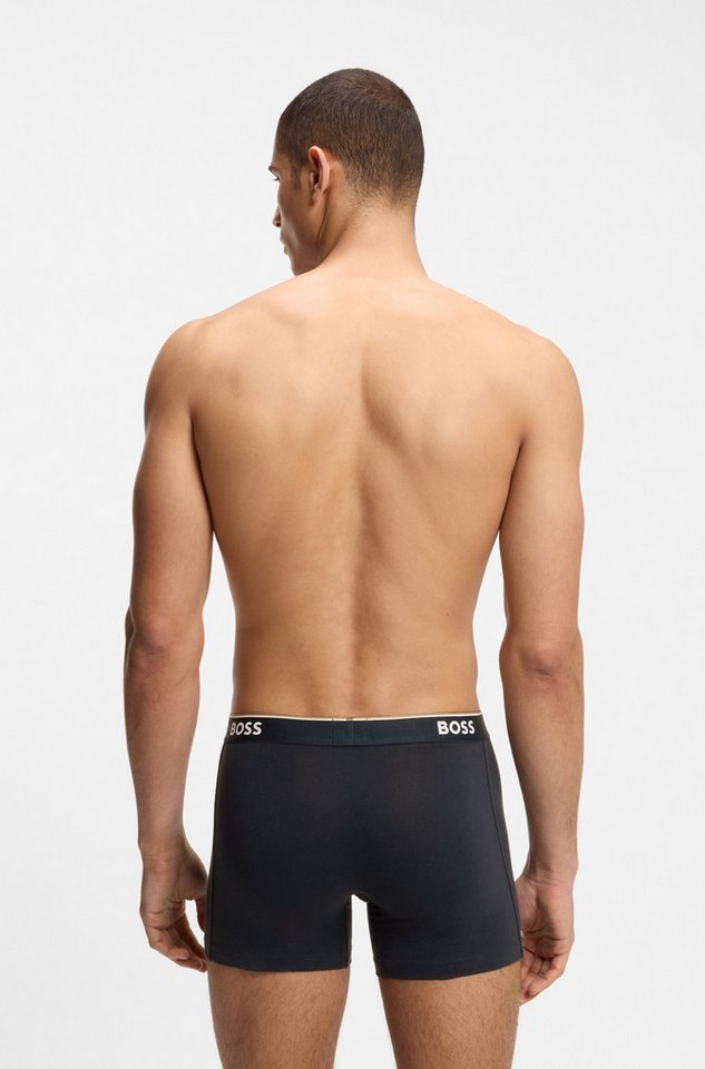 BOSS Boxershorts (Packung, 3-St) aus bequemer Stretch-Baumwolle, körpernah, mittlere Bundhöhe – Bild 5 von 5