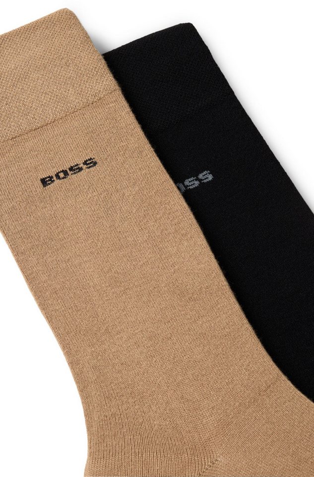 BOSS Businesssocken 2P RS Bamboo 1027 (Packung, 2-Paar) mit Strickbündchen – Bild 2 von 5