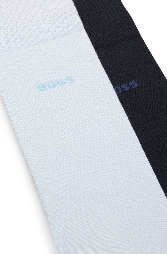 BOSS Businesssocken 2P RS Uni CC (Packung, 2-Paar, 2er) mit Markenlogo – Bild 3 von 4