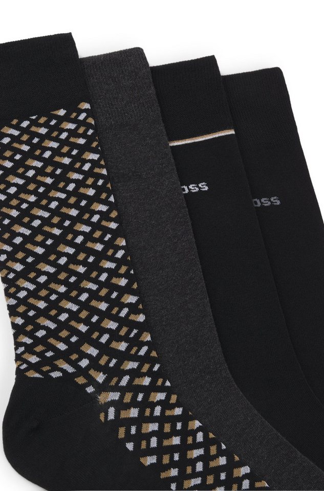 BOSS Businesssocken (Packung, 4-Paar, 4) mit BOSS Logo – Bild 3 von 5