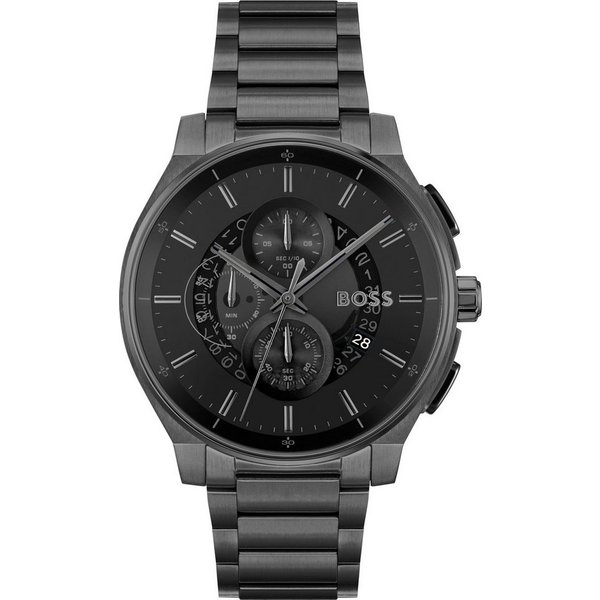 BOSS Chronograph PEAK 2.0 1514192, Quarzuhr, Armbanduhr, Herrenuhr, Edelstahlarmband, analog, Tag