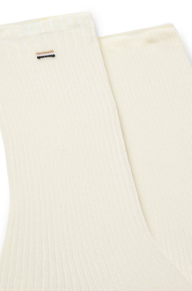 BOSS Feinsocken (Packung, 2-Paar) fein gerippt, verstärkte Fersen- und Zehenpartie – Bild 4 von 5