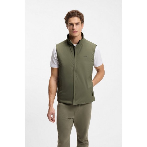 BOSS GREEN Funktionsweste Regular Fit, 4-Wege-Stretch-Qualität, Highloft-Stretch-Wattierung