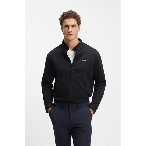 BOSS GREEN Langarmhemd B MOTION L mit Logo-Druck