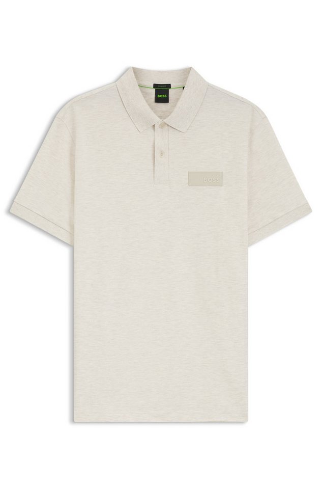BOSS GREEN Poloshirt Paddy Logo Patch Regular Fit atmungsaktive Piqué-Webstruktur, Flachstrickkragen, gerader Schnitt – Bild 5 von 5