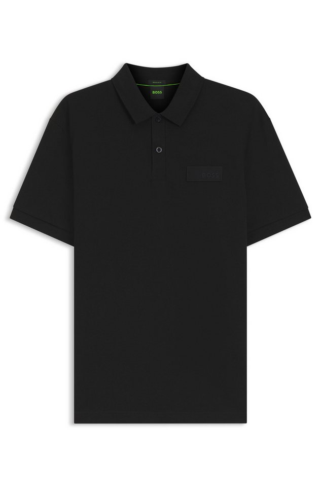 BOSS GREEN Poloshirt Paddy Logo Patch Regular Fit atmungsaktive Piqué-Webstruktur, Flachstrickkragen, gerader Schnitt – Bild 5 von 5