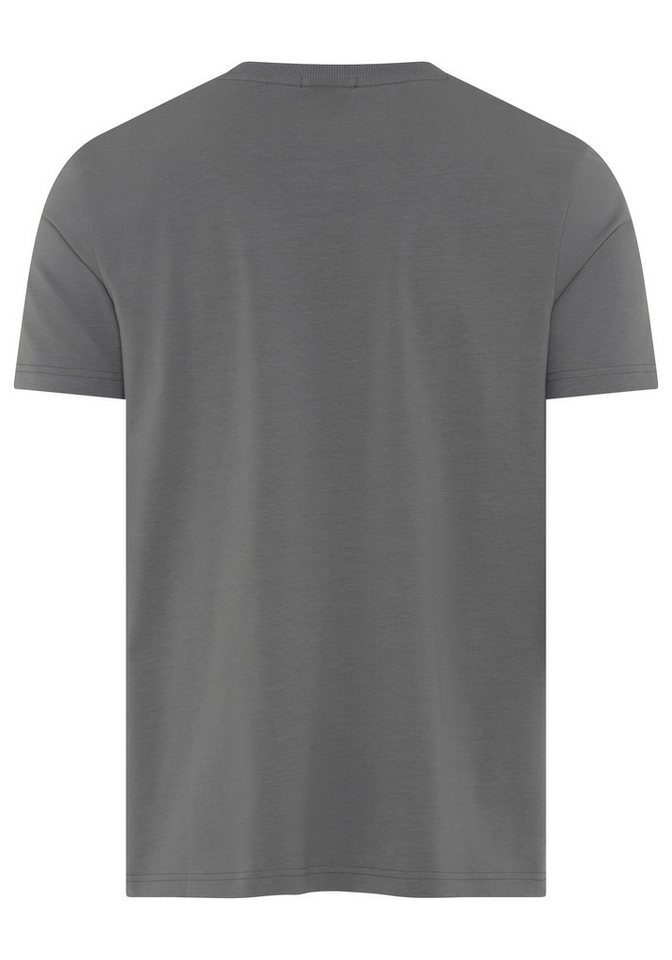BOSS GREEN Rundhalsshirt Tee Regular Fit Stretch Jersey Cotton, Logo on Chest, Rundhals – Bild 3 von 3