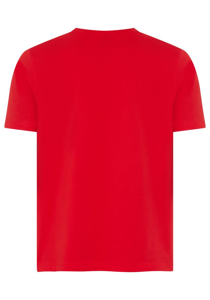 BOSS GREEN Rundhalsshirt Tee Regular Fit Stretch Jersey Cotton, Logo on Chest, Rundhals – Bild 3 von 3