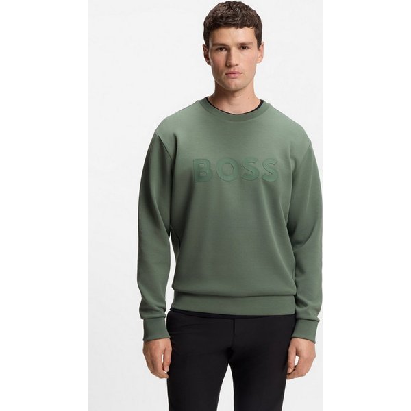 BOSS GREEN Sweatshirt Salbo mit Logodruck