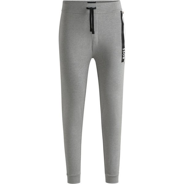BOSS Jogginghose Authentic Pants mit Streifen und Markenschriftzug