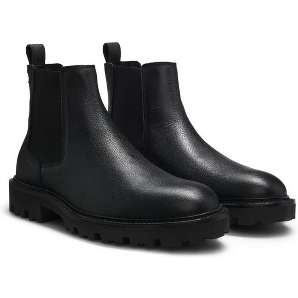 BOSS Julyo Cheb Chelseaboots Schlupfboots, Stiefelette, Profilsohle, mit seitlichem Stretch