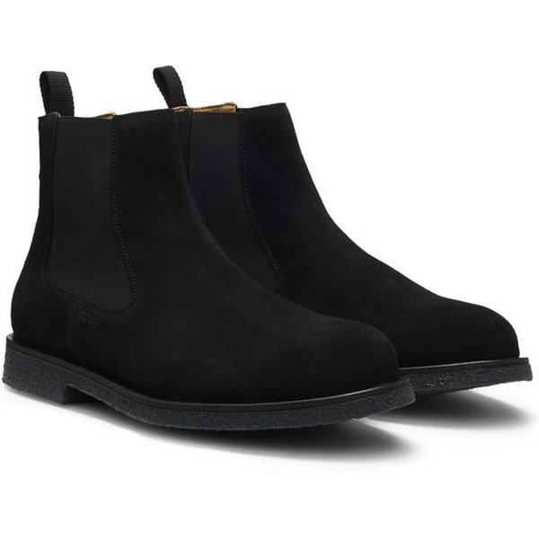 BOSS Kope Chelseaboots Schlupfboots, Stiefelette mit Stretcheinsätze