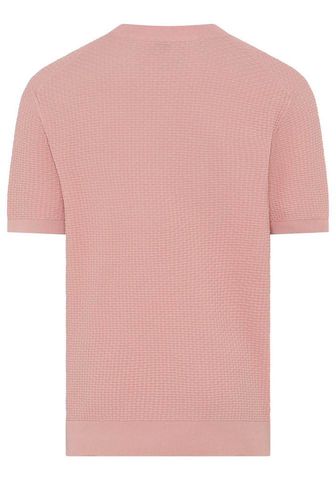 BOSS Kurzarmpullover Nilton Premium Menswear Business-Casual-Look, Strukturstrick-Material – Bild 3 von 3
