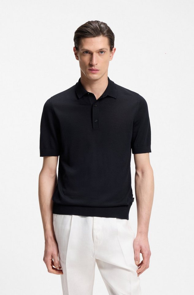 BOSS Kurzarmpullover Nolano aus Schurwolle, Polokragen – Bild 2 von 5