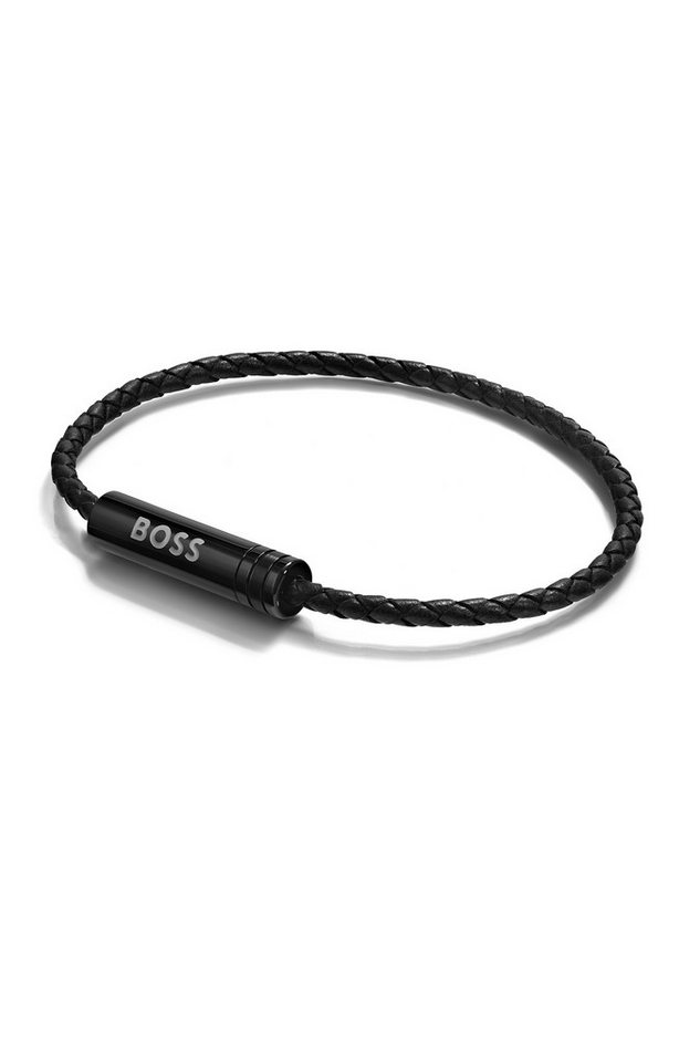 BOSS Lederarmband ARES AIR, Emaille – Bild 3 von 5