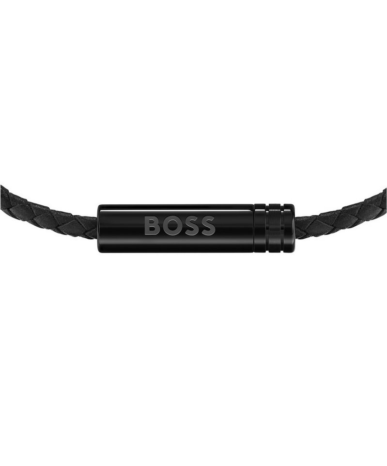 BOSS Lederarmband ARES AIR, Emaille – Bild 4 von 5