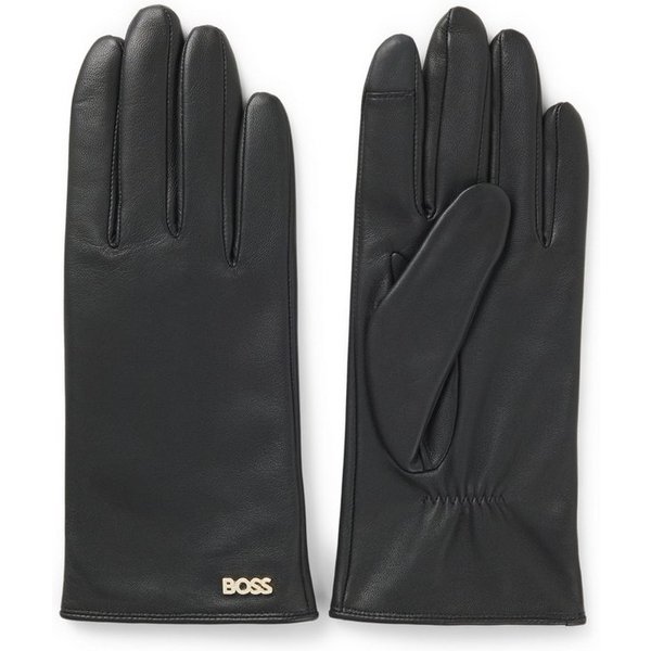 BOSS Lederhandschuhe Gueen ME mit Touch Tech Fingertips