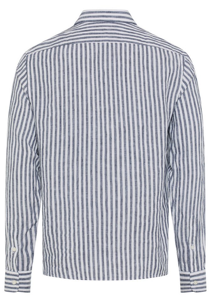 BOSS Leinenhemd LIAM 100% Leinen Premium Sommerhemd, Button-Down-Kragen, regular fit – Bild 3 von 3