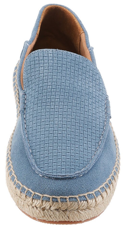 BOSS Madeira_mocc Espadrille Slipper, Schlupfschuh, Sommerschuh, Urlaubsschuh mit Bastumrahmung – Bild 4 von 5