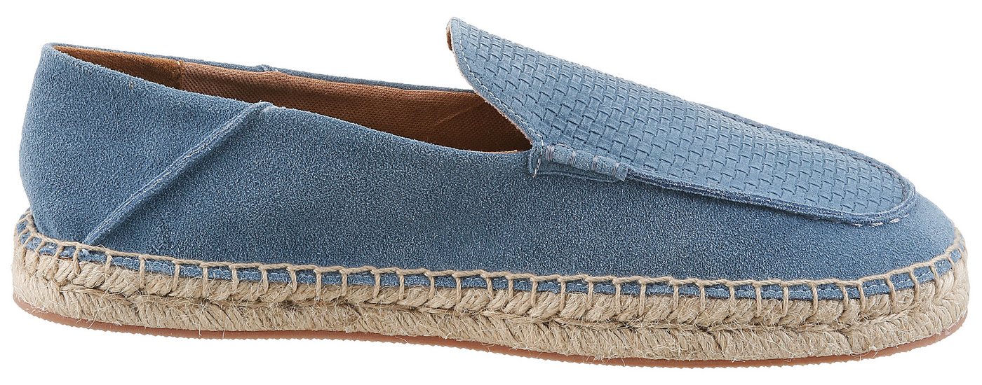 BOSS Madeira_mocc Espadrille Slipper, Schlupfschuh, Sommerschuh, Urlaubsschuh mit Bastumrahmung – Bild 5 von 5
