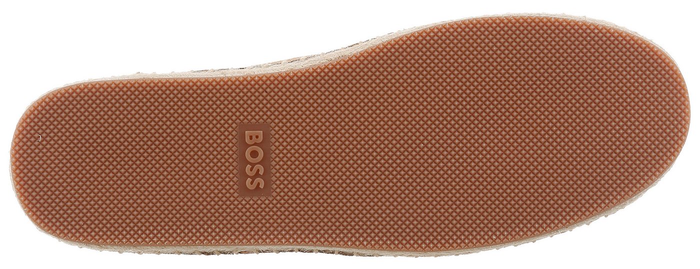 BOSS Madeira_mocc Espadrille Slipper, Schlupfschuh, Sommerschuh, Urlaubsschuh mit Bastumrahmung – Bild 3 von 5