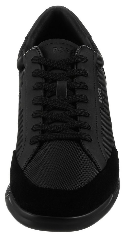 BOSS Nitan Sneaker Schnürschuh, Halbschuh, Freizeitsneaker im Materialmix – Bild 4 von 5