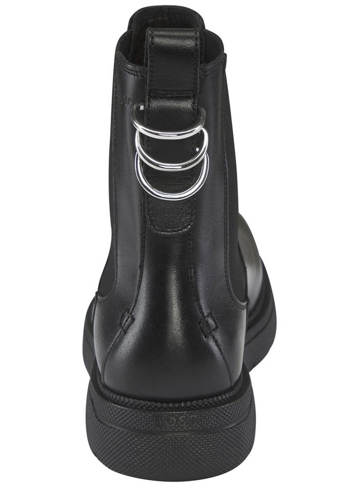 BOSS ORANGE Arisa_CHBootie Chelseaboots Stiefelette, Schlupfboots mit Profilsohle und Stretch – Bild 2 von 5
