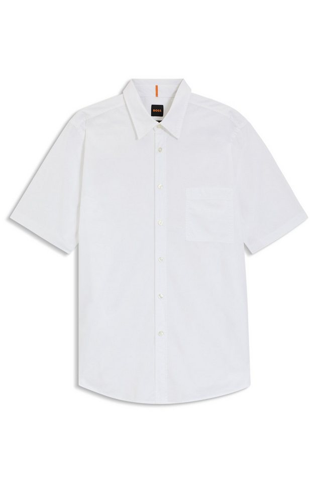 BOSS ORANGE Kurzarmhemd Regular Fit, Kentkragen, Kurzarm – Bild 5 von 5