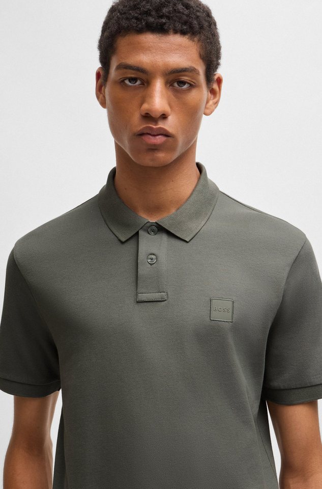 BOSS ORANGE Poloshirt Passenger Regular Fit Classic Stretch Pique Polo, pflegeleicht, Baumwolle mit Elasthan – Bild 3 von 5