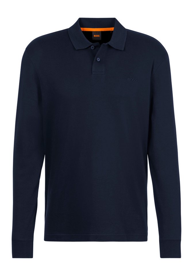 BOSS ORANGE Poloshirt Pe Interlock Langarm Polo mit Polokragen – Bild 5 von 5