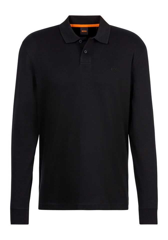 BOSS ORANGE Poloshirt Pe Interlock Langarm Polo mit Polokragen – Bild 5 von 5