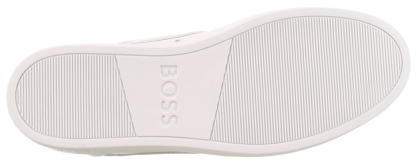 BOSS ORANGE Rhys_Tenn Sneaker Freizeitschuh, Halbschuh, Schnürschuh mit Ziernähten – Bild 3 von 5