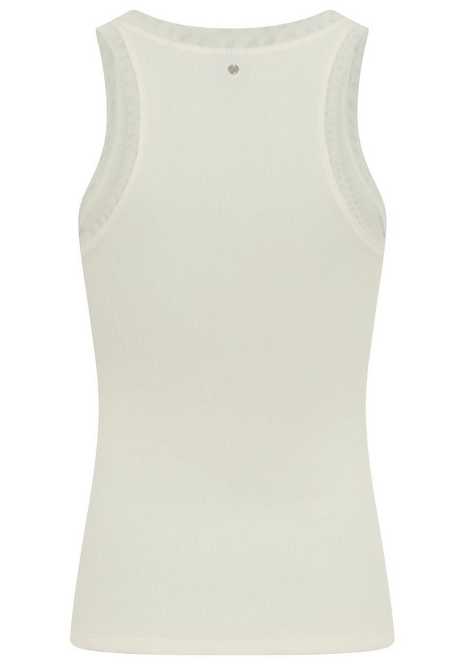 BOSS ORANGE Ripptanktop Eplie Premium Damenmode mit Mesh-Details – Bild 3 von 3