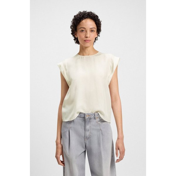 BOSS ORANGE Shirtbluse Irnette Premium Damenmode mit Ärmelaufschlag