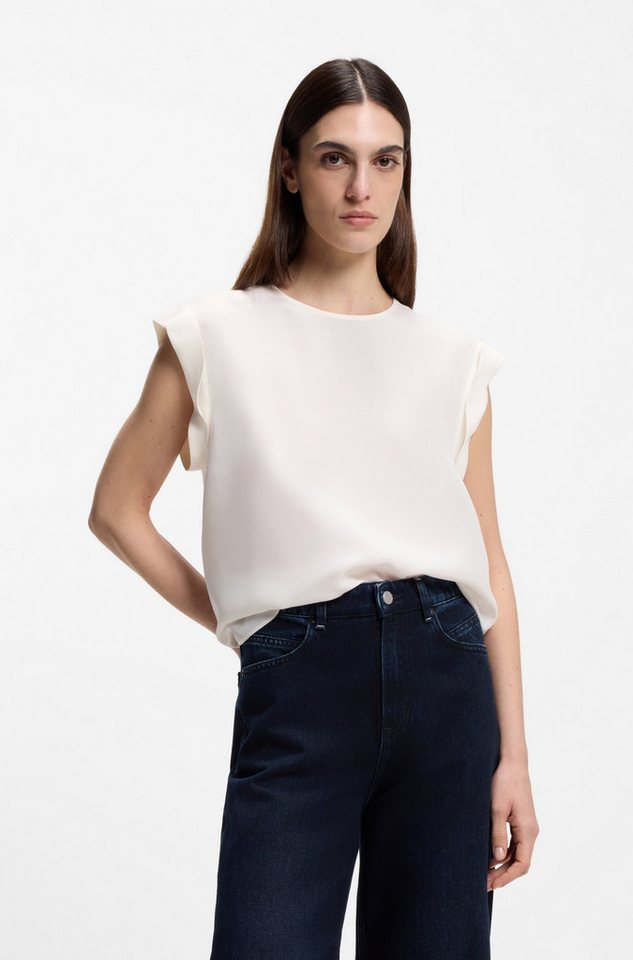 BOSS ORANGE Shirtbluse Irnette Premium Damenmode mit Ärmelaufschlag – Bild 3 von 5