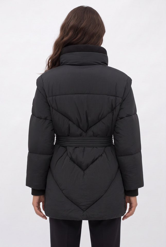 BOSS ORANGE Steppjacke Piobella Premium Damenmode Regular Fit, tailliert, mit Gürtel – Bild 2 von 5